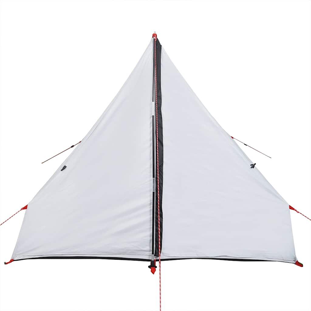 Tente VidaXL A-frame 2 places tissu occultant imperméable blanc 7/7
