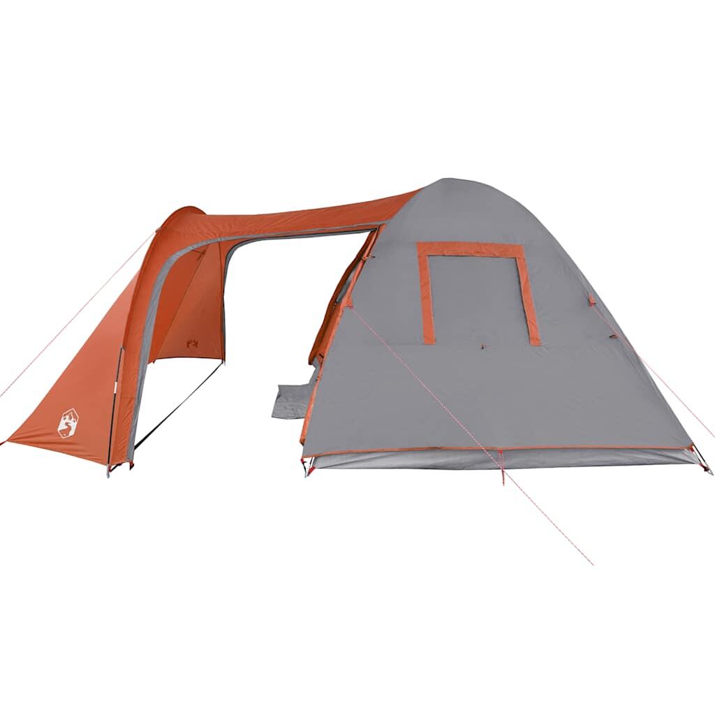 VidaXL Tente Dôme 6 Personnes - Étanche Orange 7/7