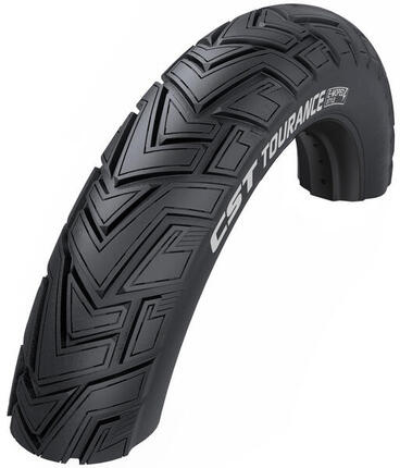 CST Tourance Buitenband 20 x 4.00 voor Fatbike in Zwart