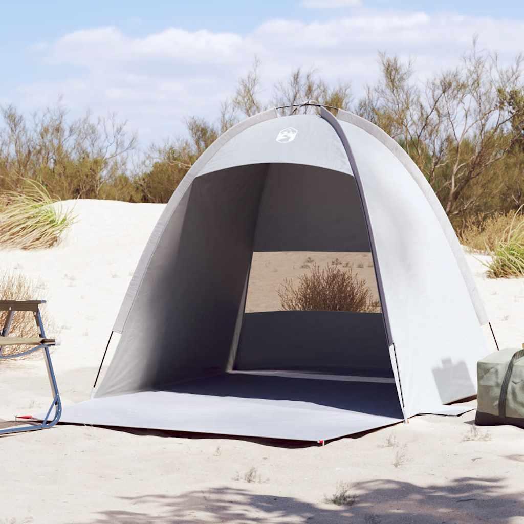 Vidaxl - Vidaxl Tente De Plage Étanche Pour 3 Personnes En Gris - Tente - Gris|incolore - 3 Places - Decathlon