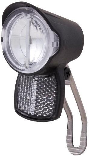 Iluminação frontal farol de led para montagem em forquilha dynamo spanninga brio