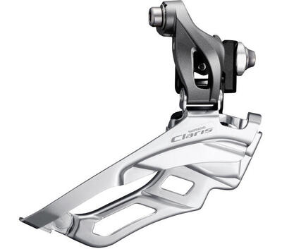Voorderailleur 2 x 8 speed claris fd-r2030 down swing - aanlas 63-66°