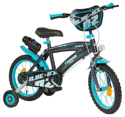 Toimsa | kinderfiets | blue ice | aluminium | zwart | boys' |