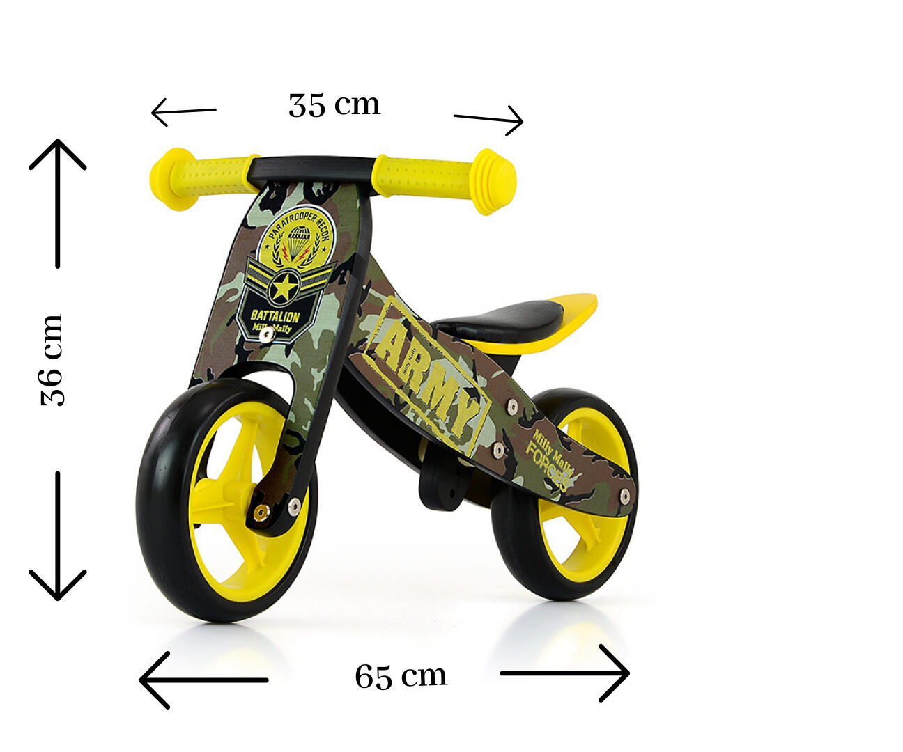 2in1 vélo JAKE RIDE  ARMY 4/5
