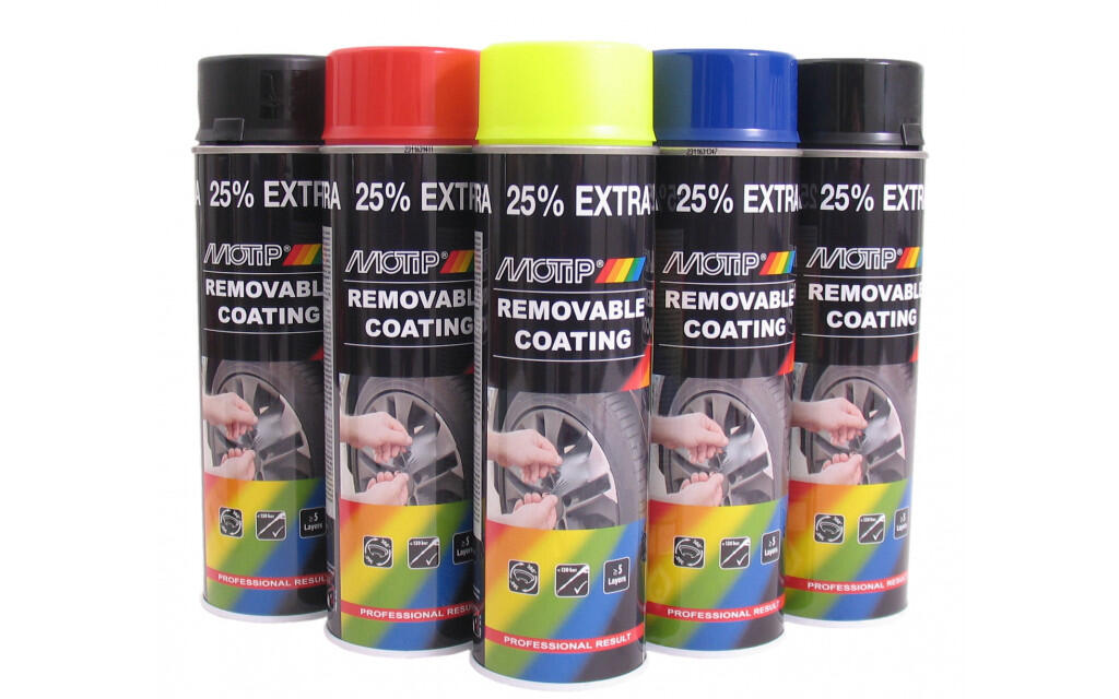 MOTIP SPAVELAST - Noir mat (spray peut er 500 ml) 2/2
