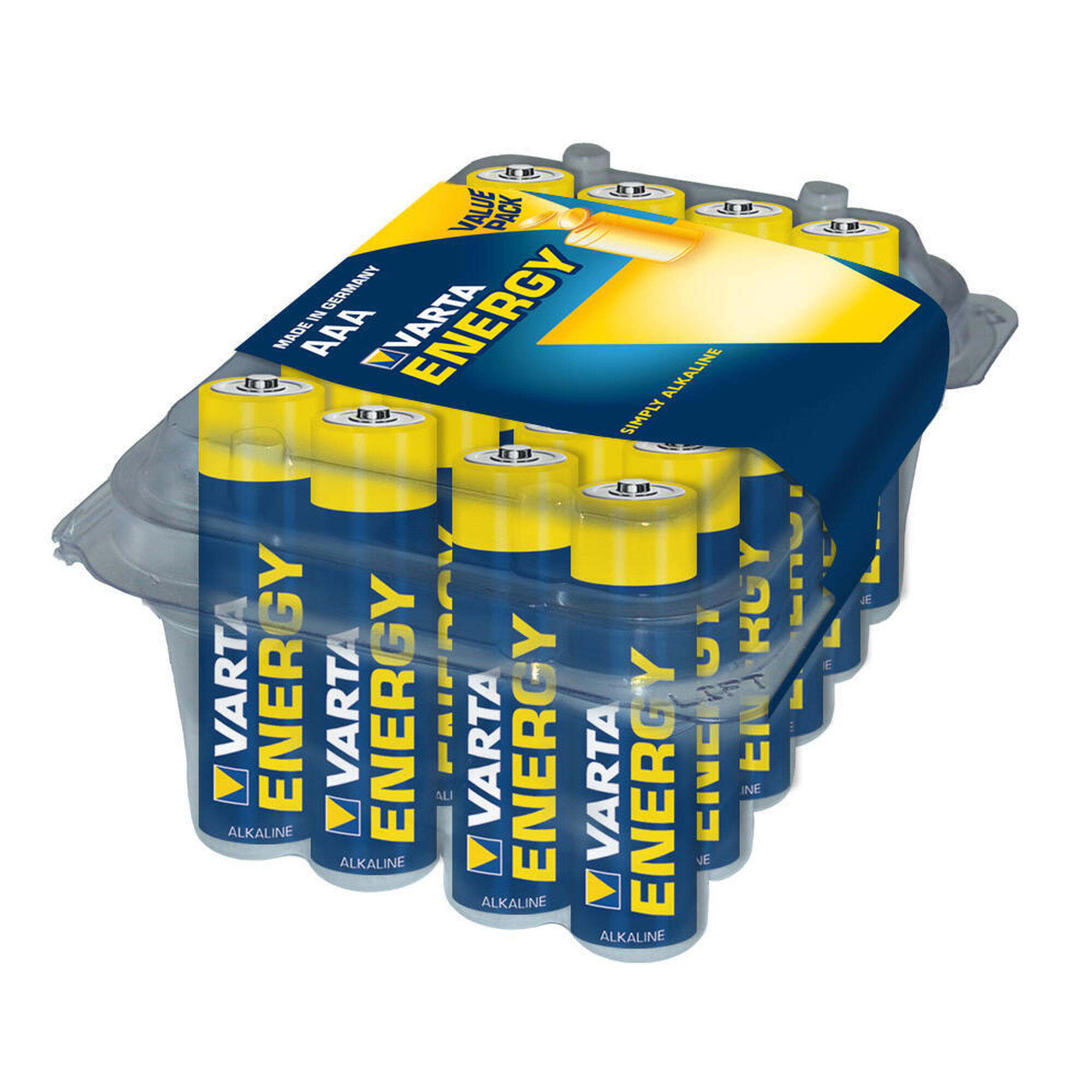 Var - Varta Energie Battery Aaa / Lr03 Box 24 Pièces - Pile - Bleu|jaune - Taille Unique - Decathlon