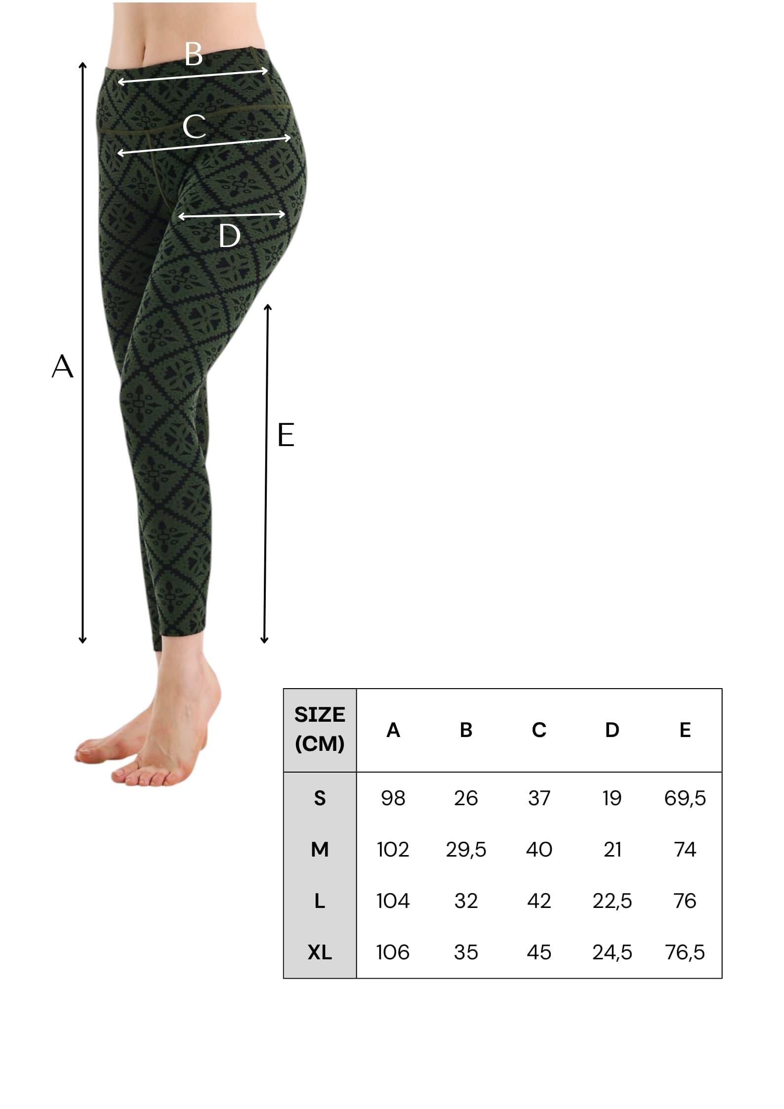 Venus - Legginsy termoaktywne (100% Merino / 230g/m²) 4/5