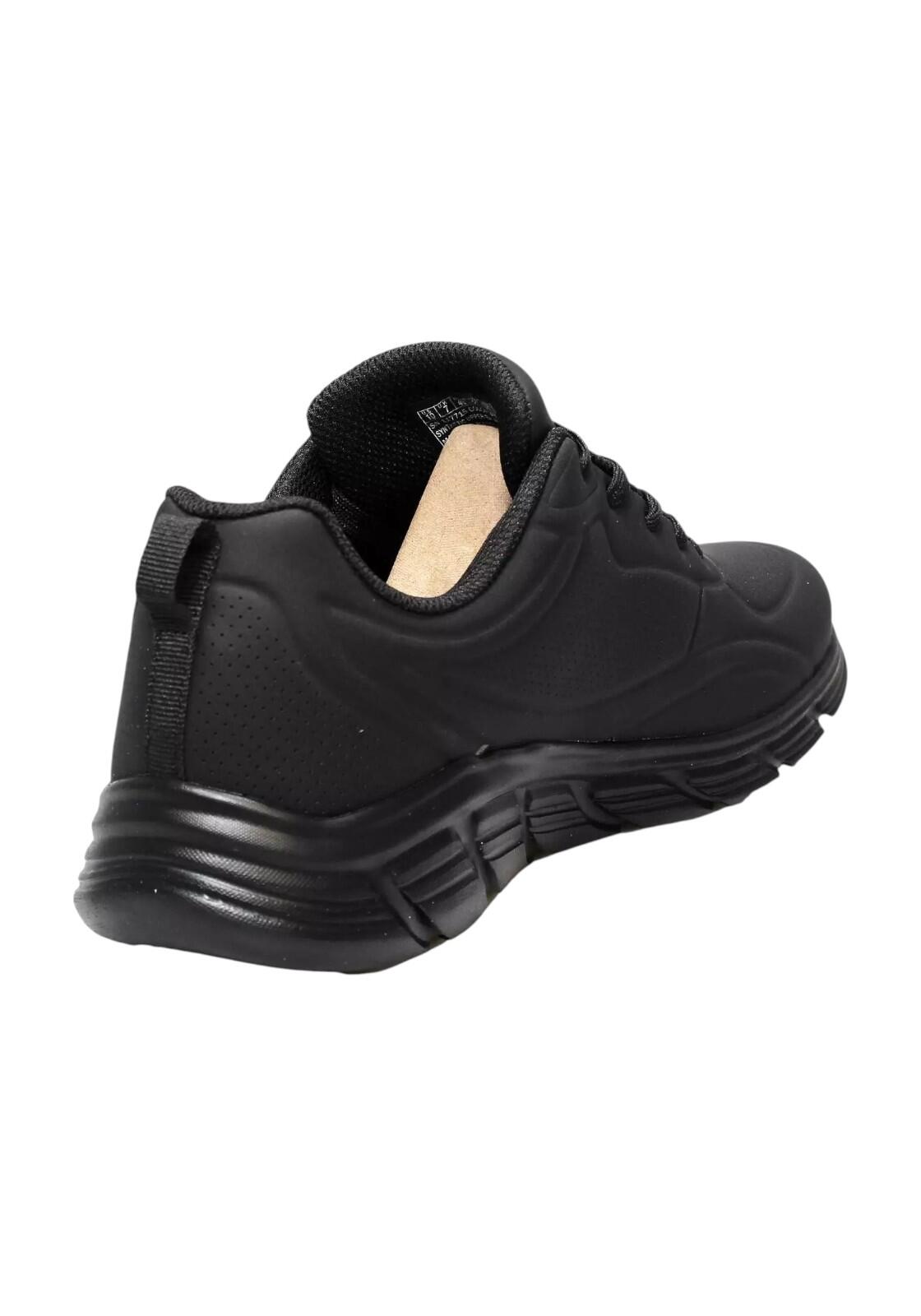 Scarpe da ginnastica per donna Skechers bobs b flex cool ease nere 5/5
