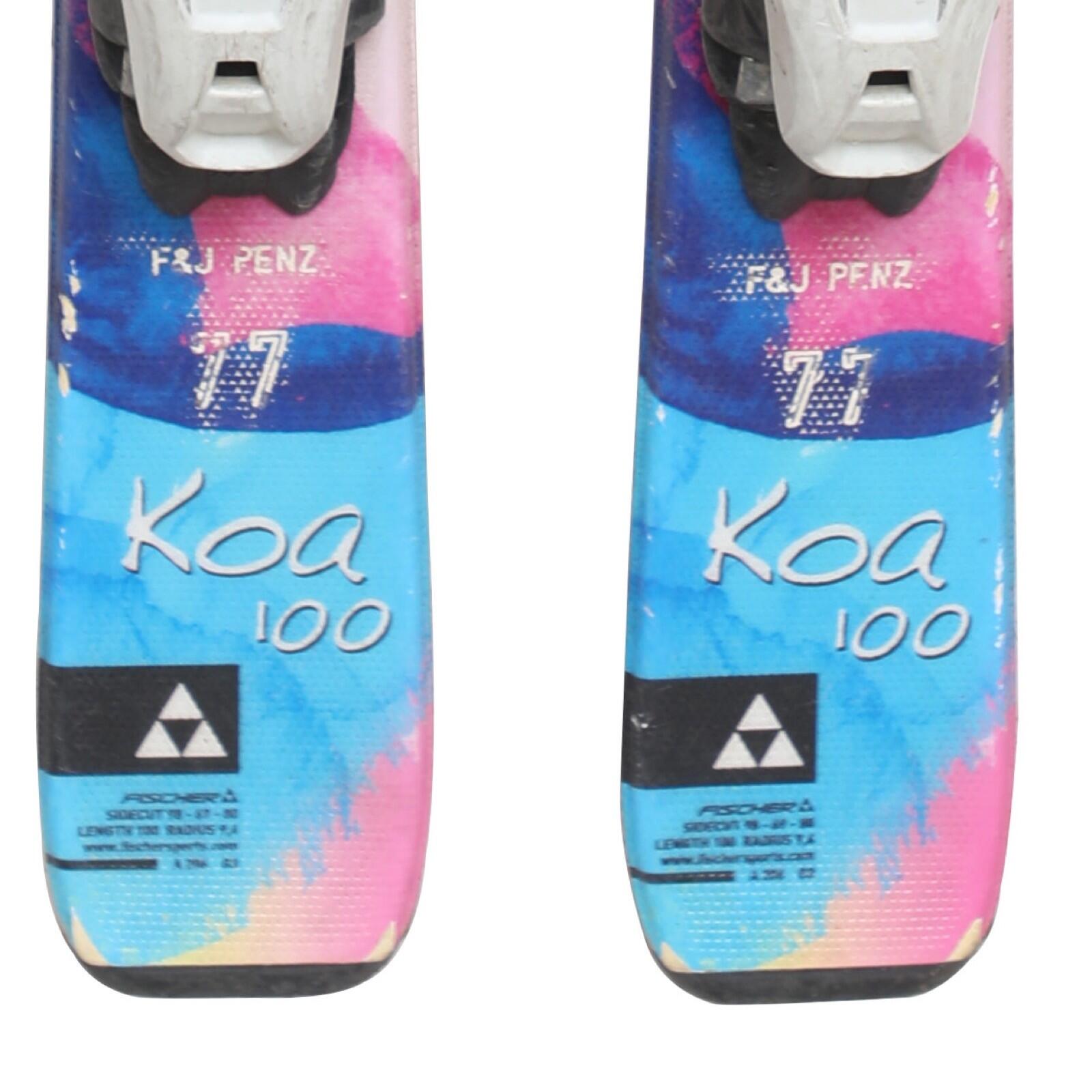 RECONDITIONNE - Ski Junior Fischer Koa + Fixations 4/4