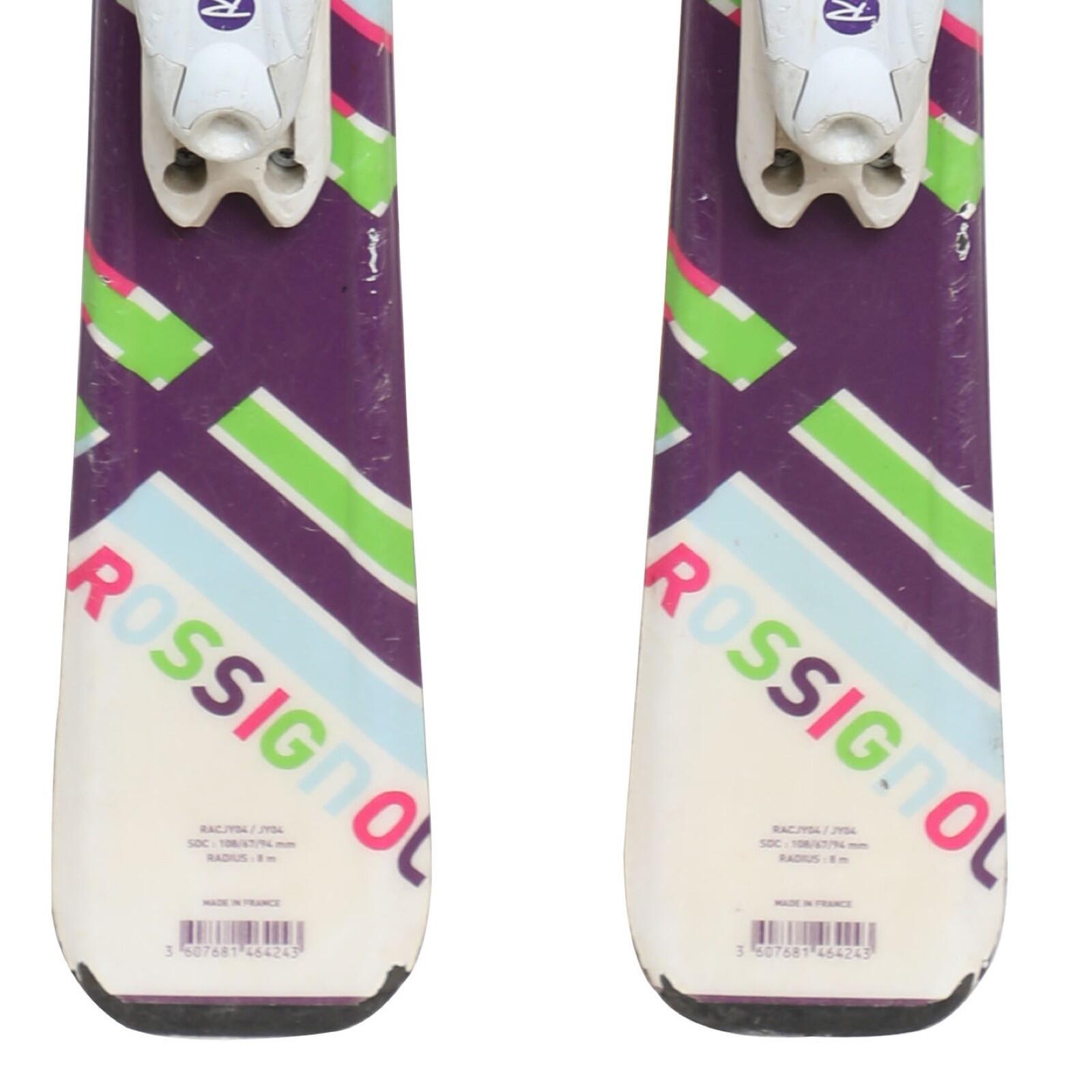 RECONDITIONNE - Ski Junior Rossignol Fun Girl + Fixations 4/4