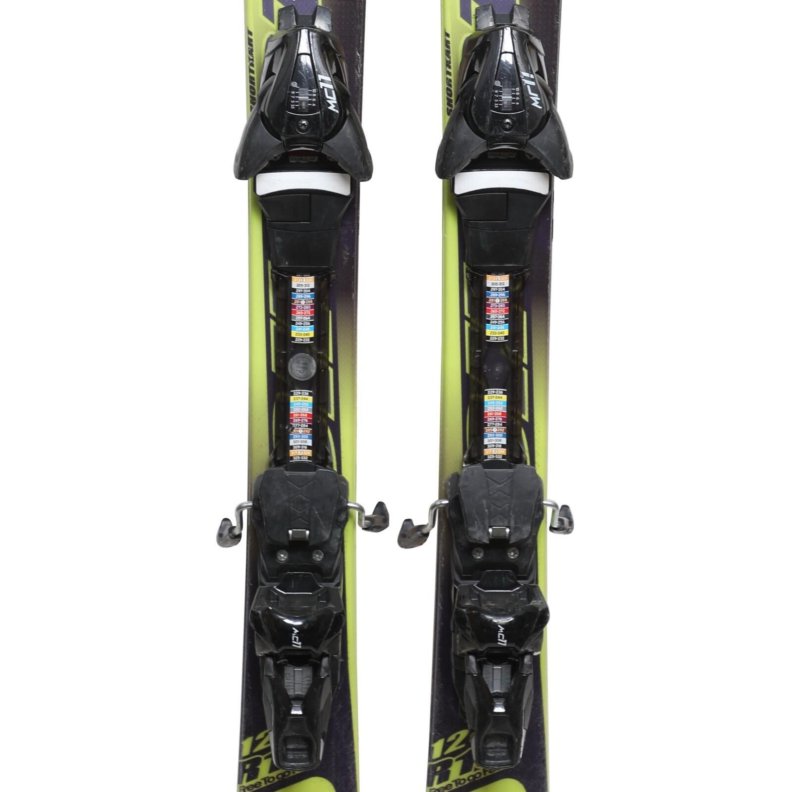 RECONDITIONNE - Mini Ski Salomon Shortkart + Fixations 3/4