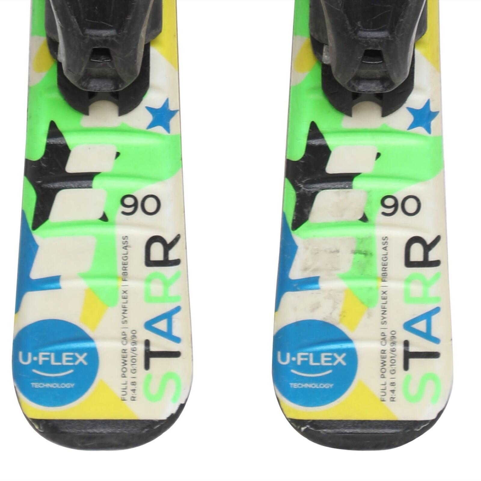 RECONDITIONNE - Ski Junior Elan Starr + Fixations 4/4