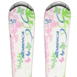 RECONDITIONNE - Ski Junior Nordica Foxy J + Fixations - CORRECT)