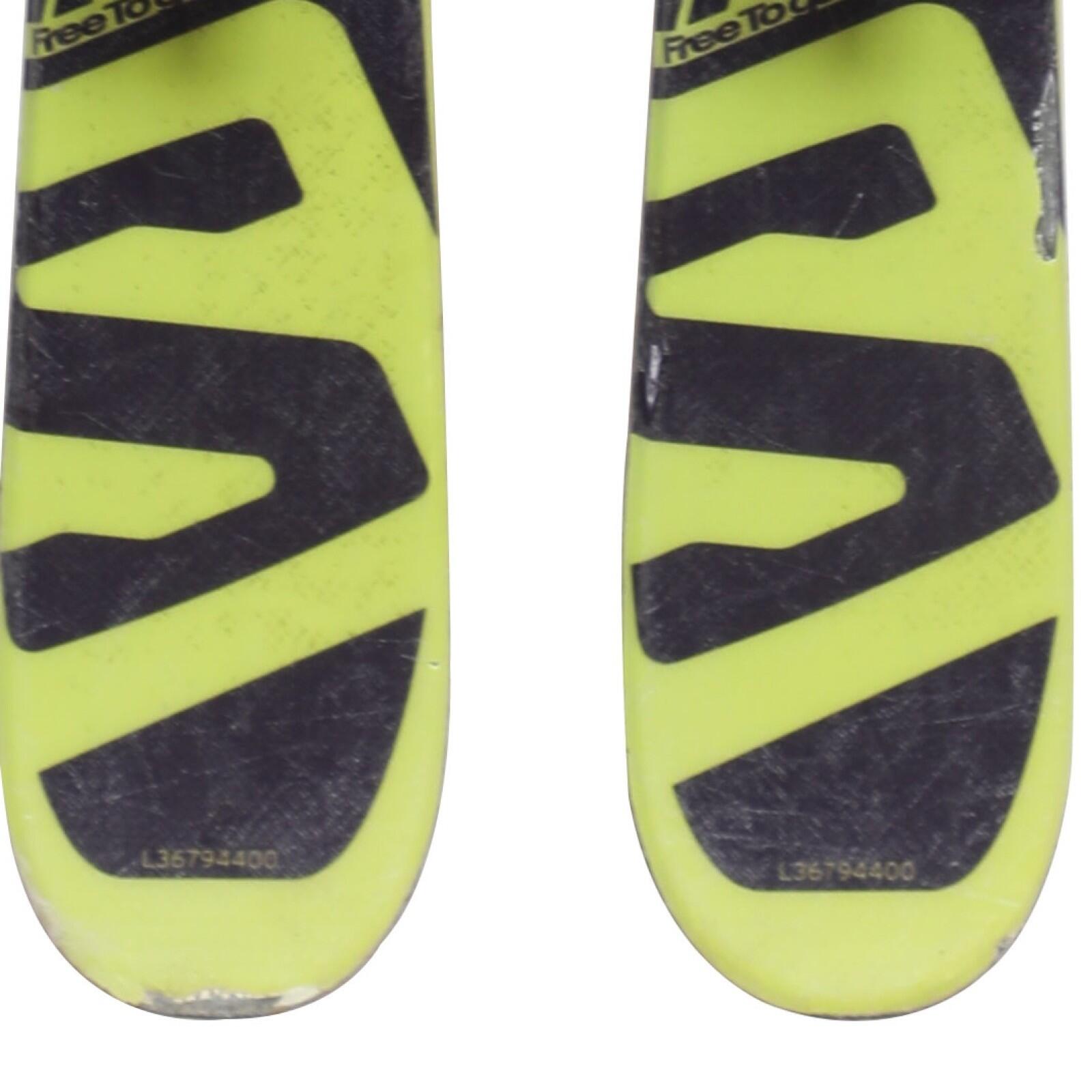 RECONDITIONNE - Mini Ski Salomon Shortkart + Fixations 4/4