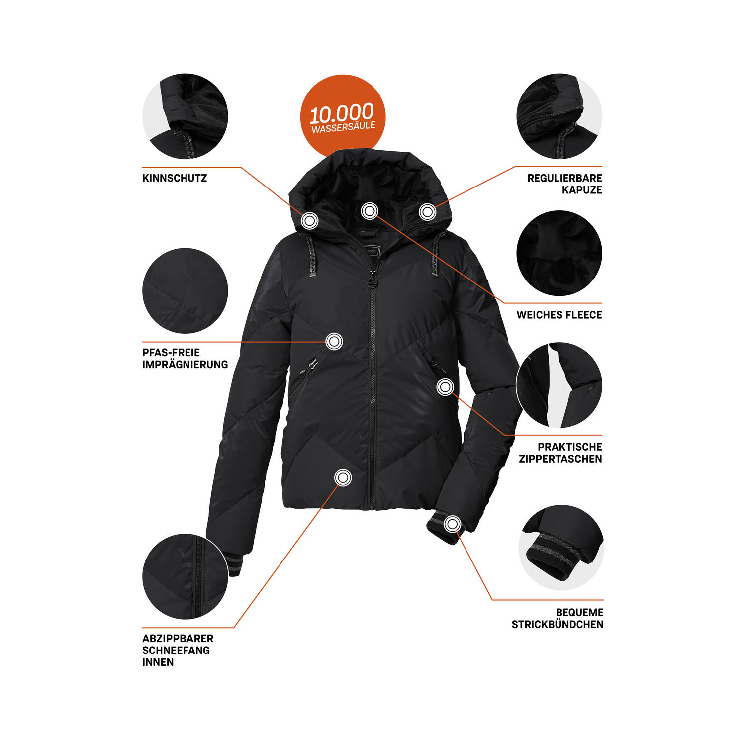 Ski-Steppjacke KSW 113 WMN SKI QLTD JCKT 5/6