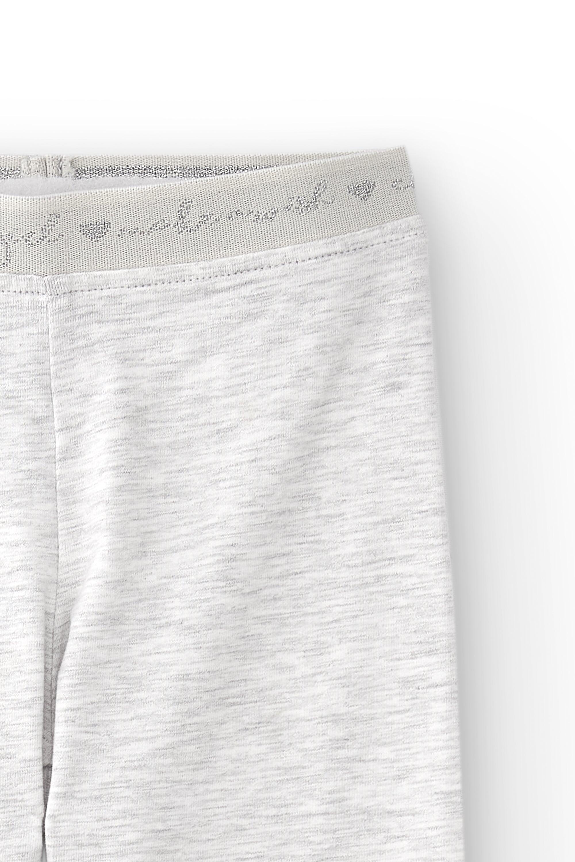 Legging de niña gris | Cintura elástica 2/4