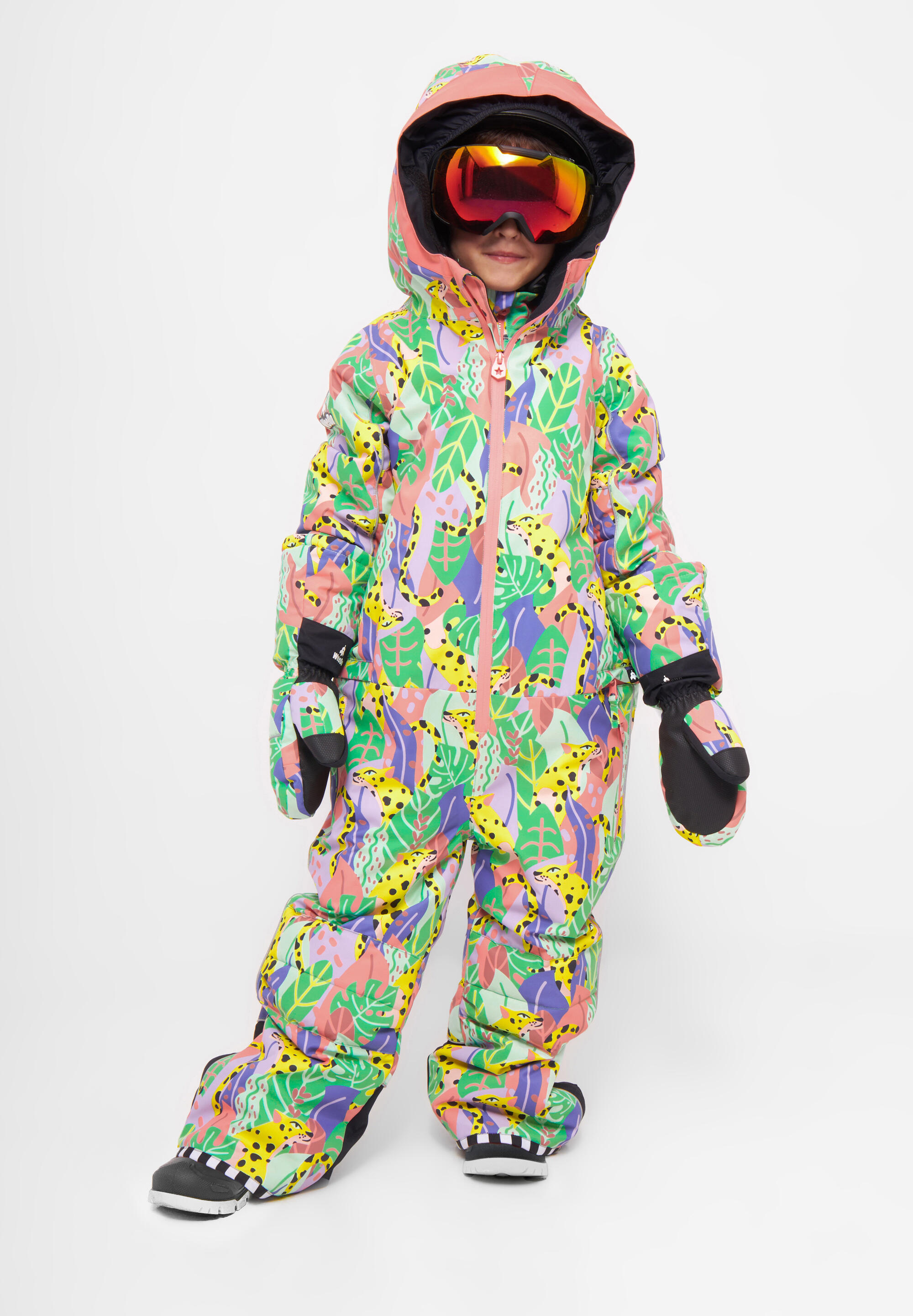 Moufles COSMO CANDY JUNGLE multicolore respirant imperméable 2/5
