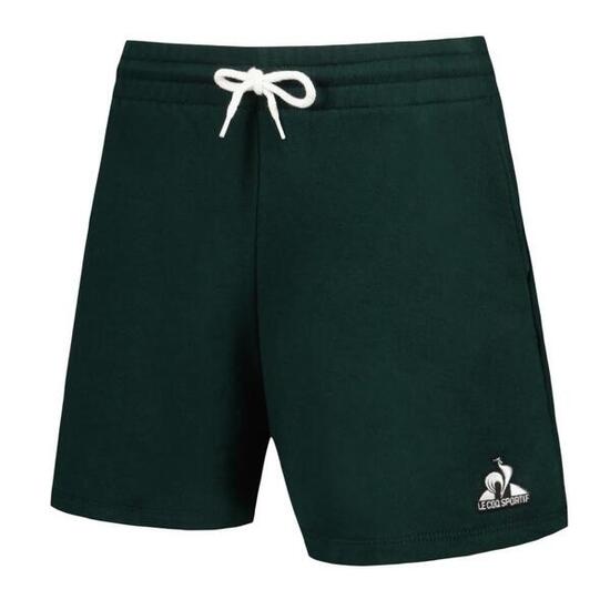 Short Vert Femme Le Coq Sportif Contemporain Sp Short N°1