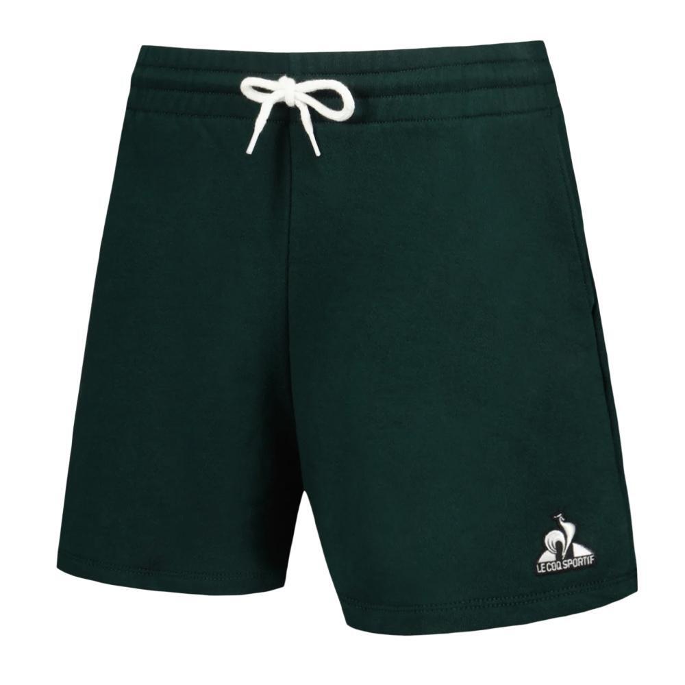 Le Coq Sportif - Short Vert Femme Le Coq Sportif Contemporain Sp Short N°1 - Short De Protection - Vert - Decathlon