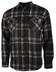 Chemise Polaire Carreaux Treeland Noire - 2XL