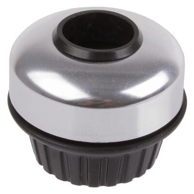 Campanello rotante Xtrabike stile Gazelle argento.