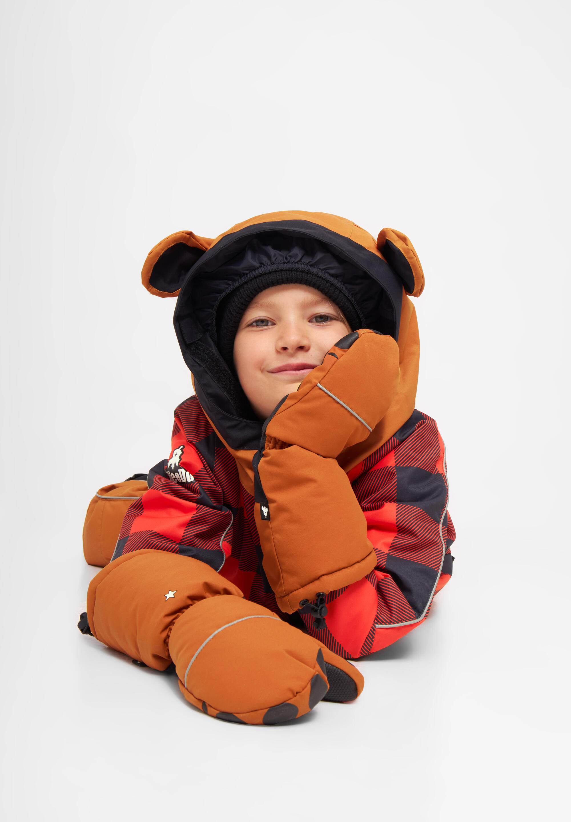 Moufles TEDDYDO marron respirant imperméable 2/5