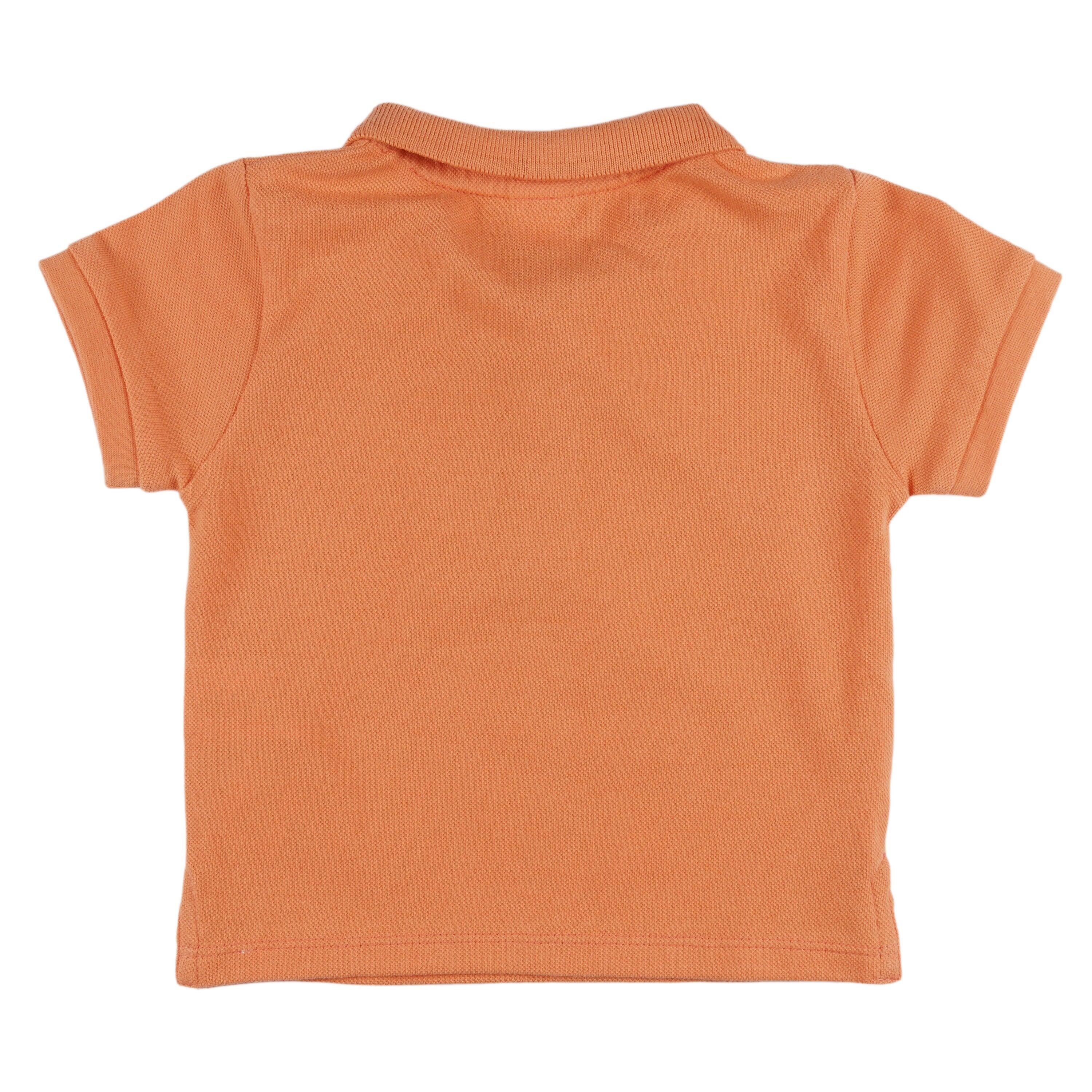 Camisa polo laranja para 2/3
