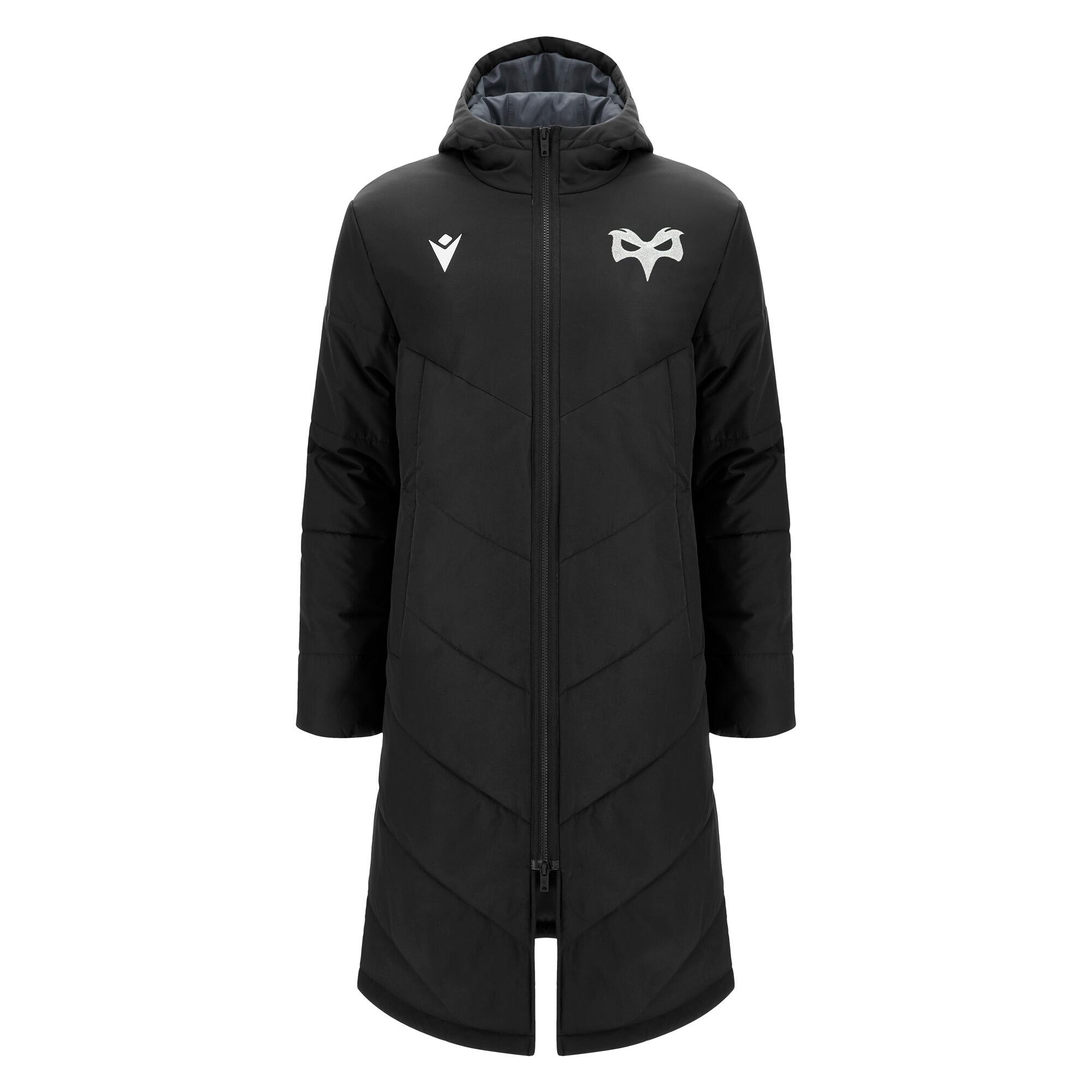 Pro Rugby Coat Ospreys Rugby 2025/26 Adults Long Padded Bench Jacket | Decathlon
