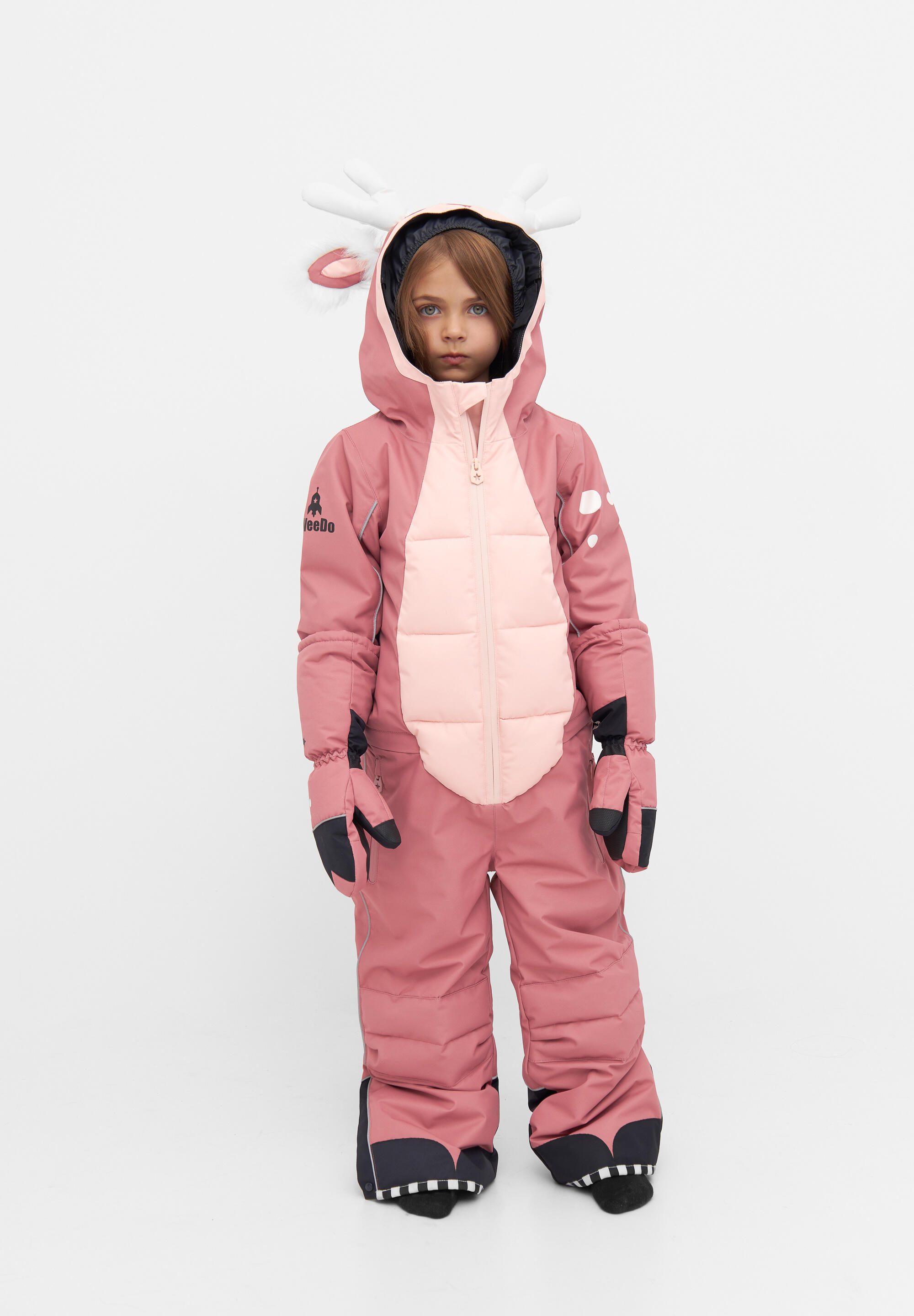 Schneeanzug OHDEER pink wasserdicht winddicht 3/5