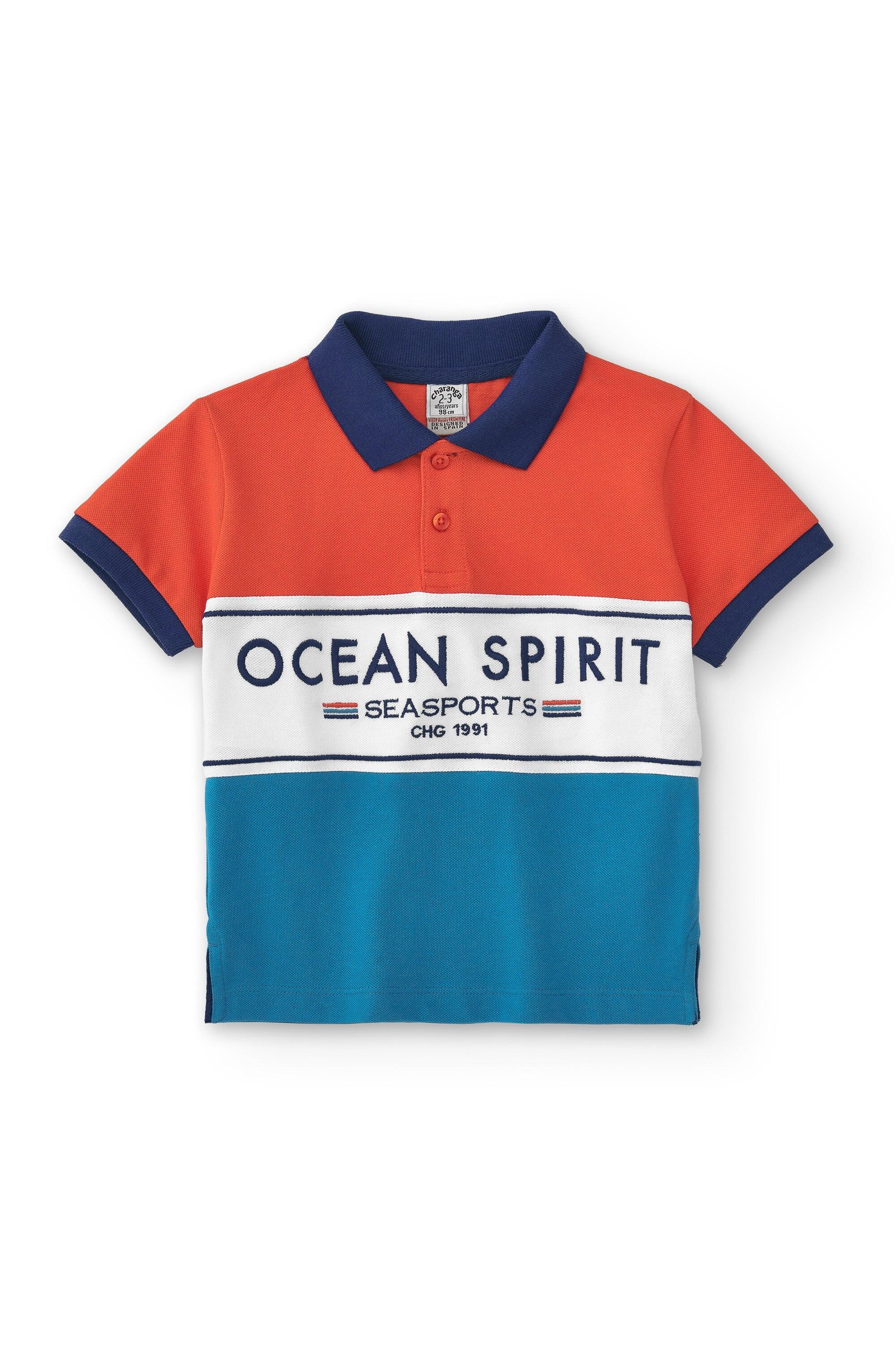 Polo de niño tricolor 2/5