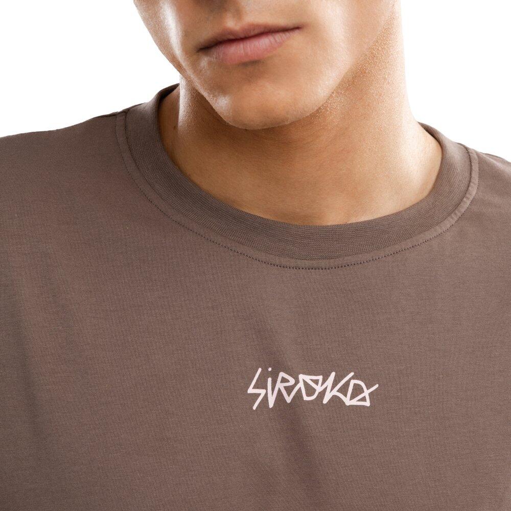 Camiseta holgada hombre Ibiza lifestyle IBZ Ibi Brown Marrón 4/6