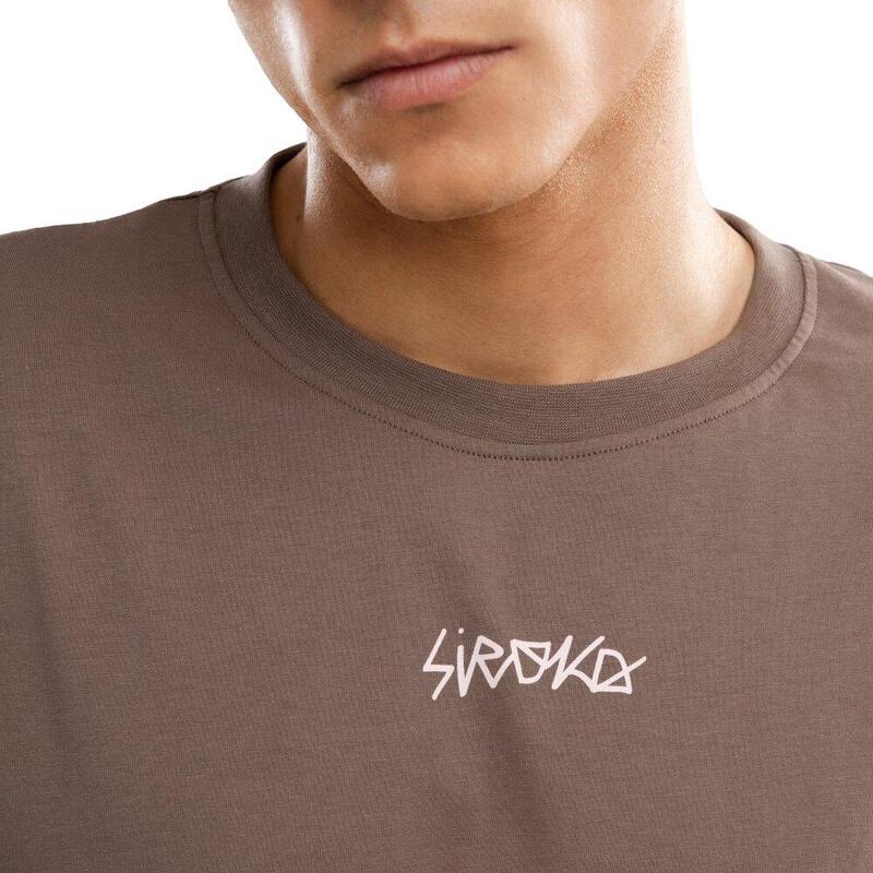 Tricou liber pentru bărbați IBZ Ibi Brown Maro