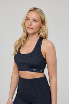 High support elite crossback sportbeha - black tiger