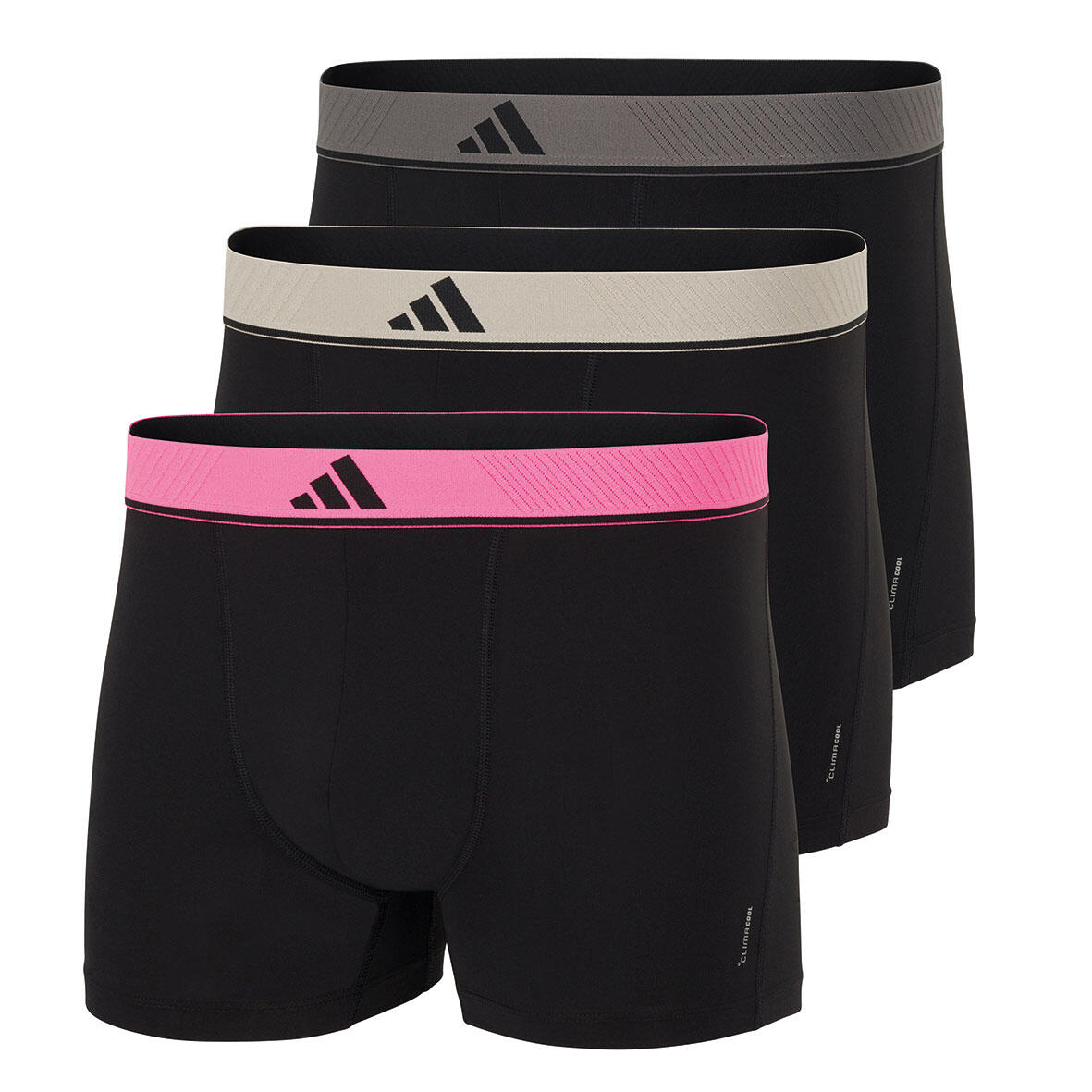 ADIDAS Trunk eng anliegende Boxershorts Herren - Active Micro Flex schwarz