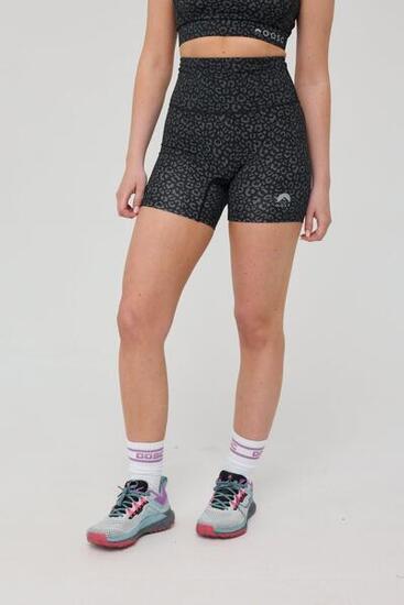Short taille haute Infinite - Léopard noir