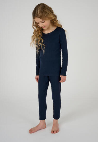 Caleçon long thermique Thermolactyl, côtes molletonnées