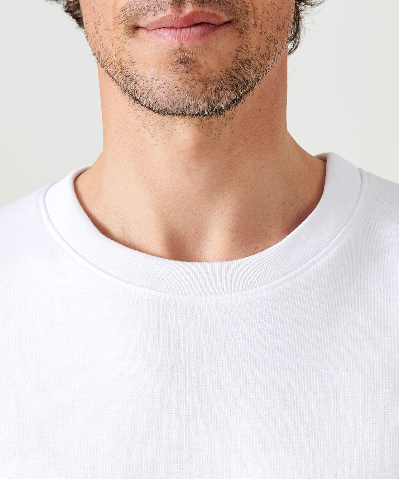 T-shirt thermique Thermolactyl manches courtes, molleton gratté - Blanc 4/4