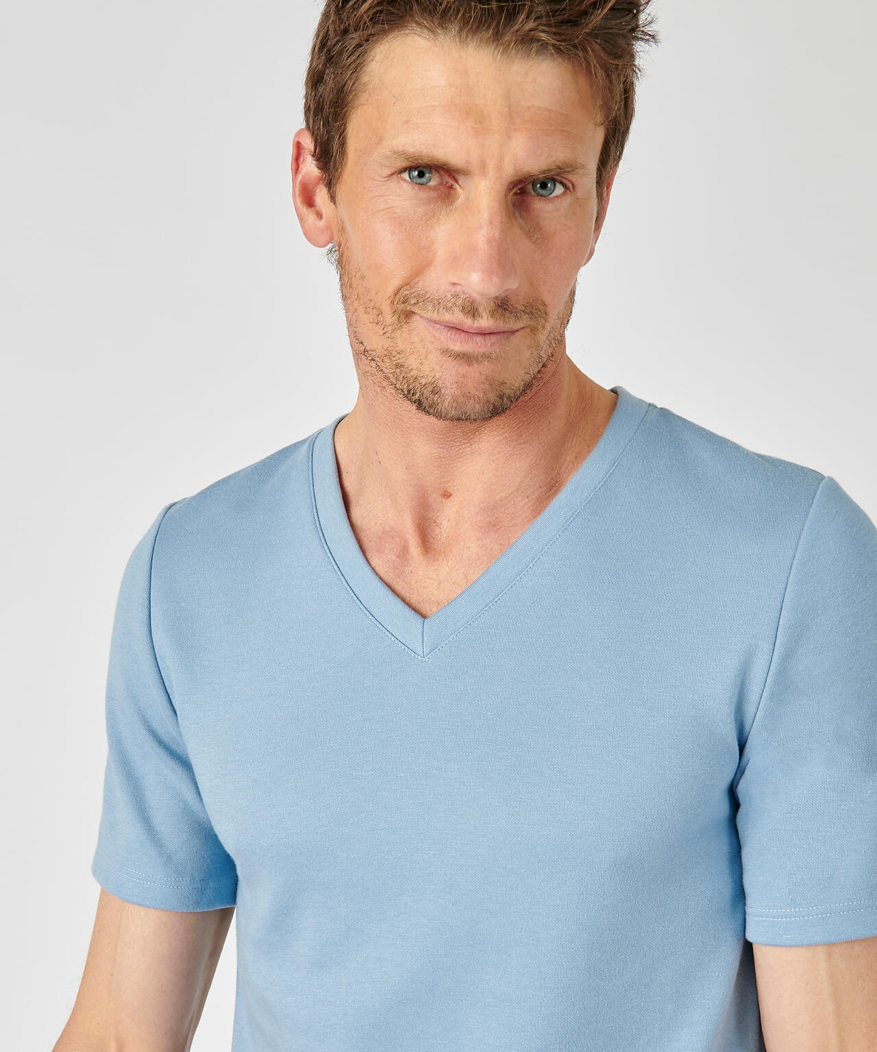 T-shirt double face col V thermique Thermolactyl 4/5