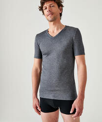 T-shirt double face col V Thermolactyl