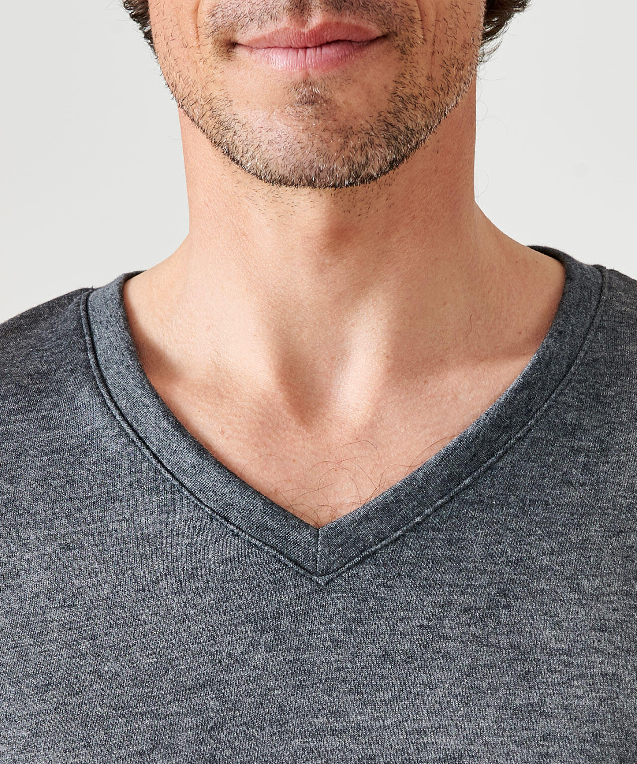 T-shirt double face col V thermique Thermolactyl 4/4