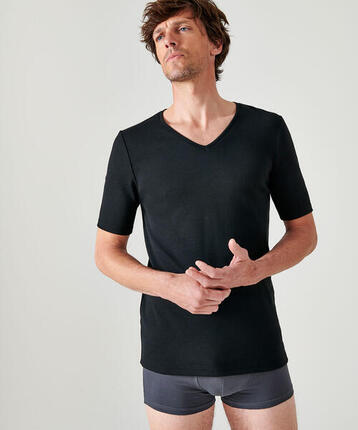 T-shirt col V Damart Thermolactyl