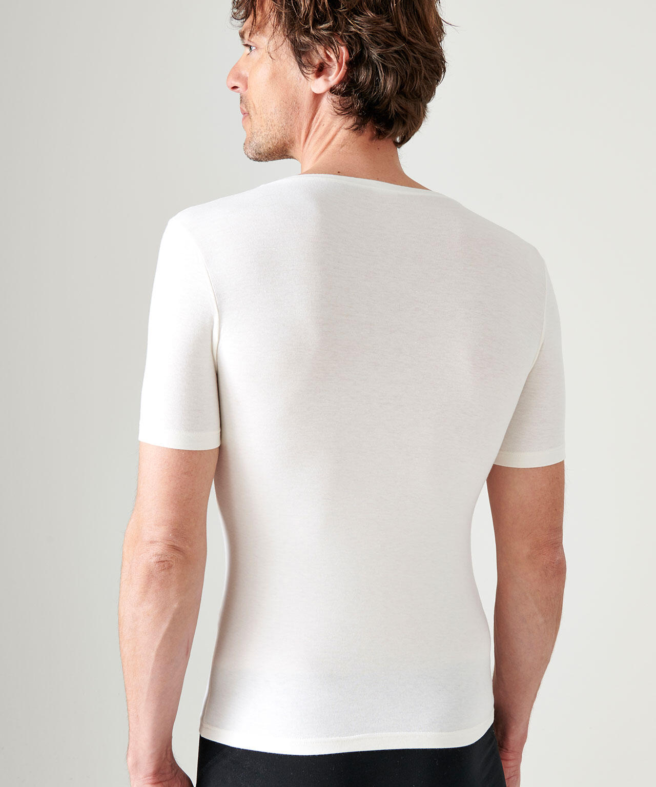 T-shirt manches courtes col V thermique Thermolactyl Sensitive 3/4