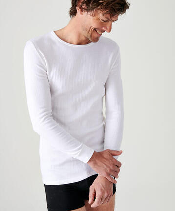 T-shirt manches longues col rond Damart Thermolactyl