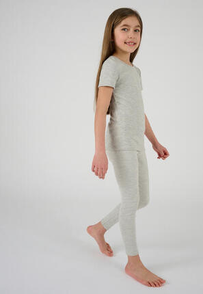 T-shirt thermique Thermolactyl manches courtes, maille classique - Blanc