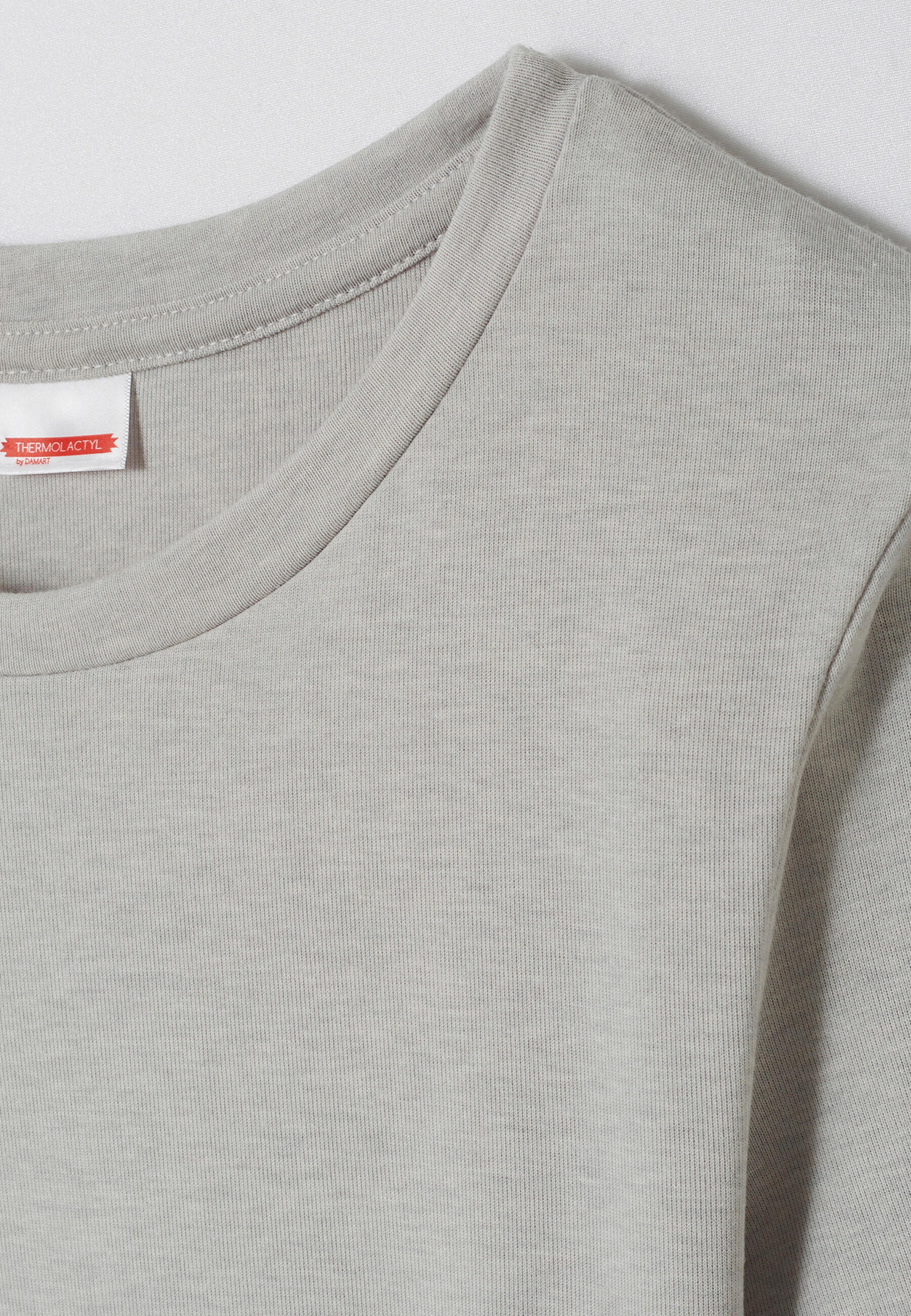 T-shirt col rond manches courtes fine côte thermique Thermolactyl 5/5