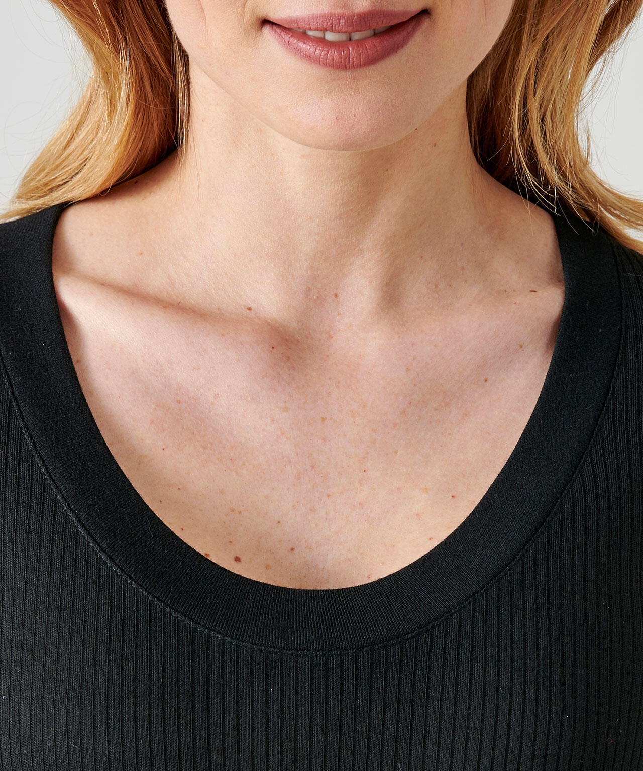 T-shirt thermique Thermolactyl côtes molletonnées, col dégagé 4/4