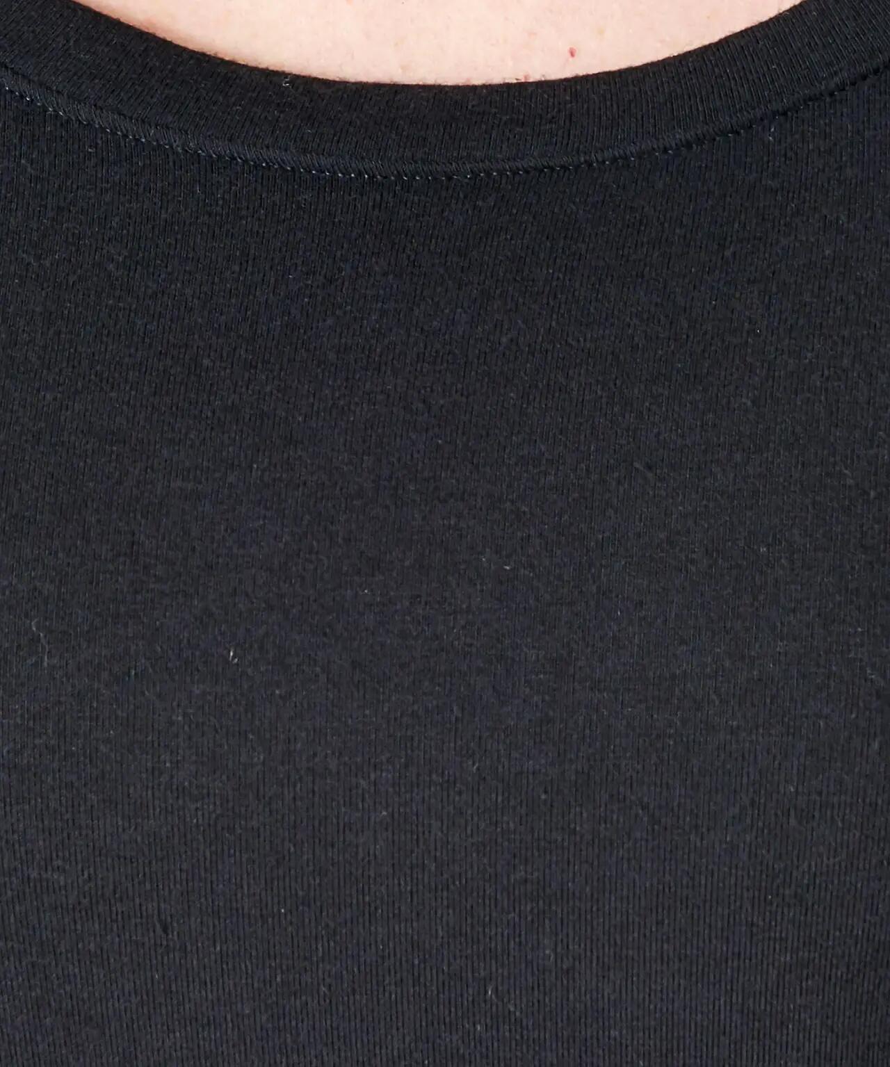 T-shirt fine côte thermique Thermolactyl Sensitive, encolure dégagée 2/4