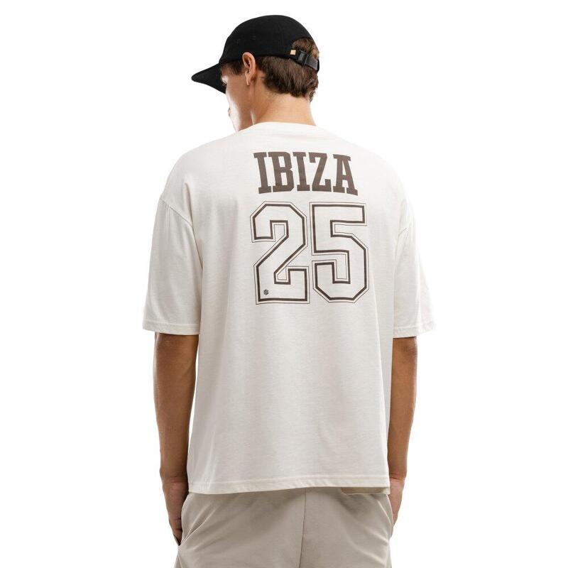 Tricou liber pentru bărbați IBZ Ibi Ivory Bej