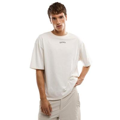 Herren Lifestyle t-shirt lockere passform IBZ Ibi Ivory Beige