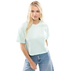T-shirt ample crop top femme Lifestyle IBZ Eivissa Water Green Bleu